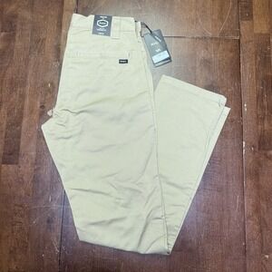 RVCA NEW Mans Week-End Straight Khaki‎ Chino Pants 29x31 Stretch Casual Street
